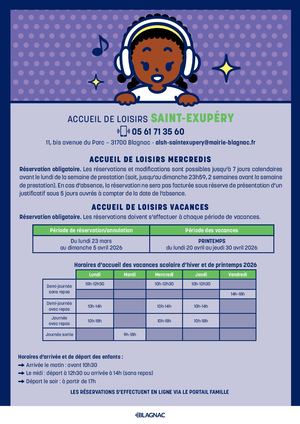 ALSH Saint-Exupéry 11-14 ans