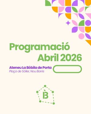 Programació Abril 2026 (Instagram)