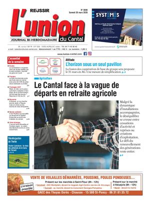 L'union Du Cantal N° 3880