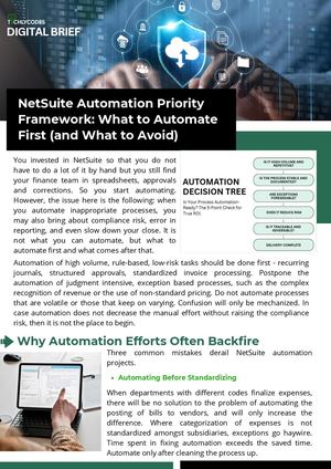 NetSuite Workflow Automation Priority Framework
