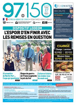 Journal le 97150 - Edition du vendredi 27 mars 2026 - N°995