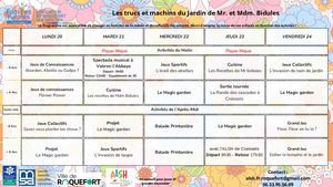 Programme Vacances 2026 Roquefort