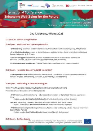 NORFACE CHANSE International conference programm