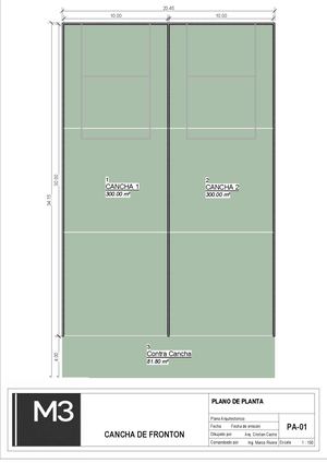 CANCHA DE FRONTON