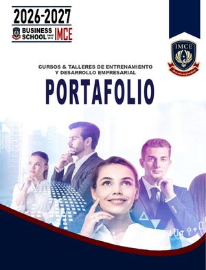 Portafolio IMCE  2026- 2027