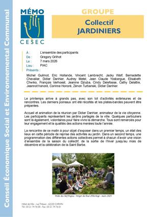 Collectif Jardiniers // 07.03.2026