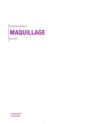 AT - Catalogue Maquillage 03.26