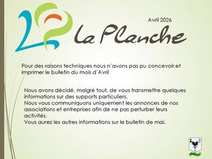 Annonce Avril 2026