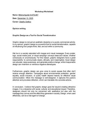 Opinion Writing 1