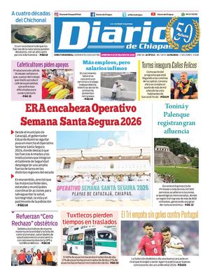 Portada Domingo 29 De Marzo De 2026