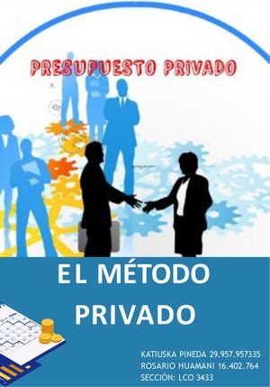 Revista Unidad 1 Presupuesto Privado