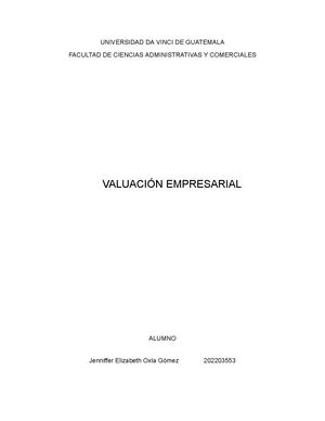 Valuacion Empresarial