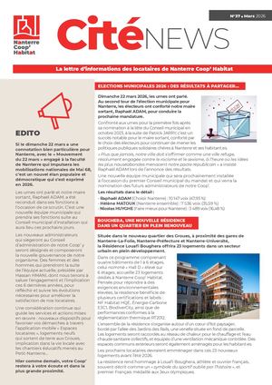 NCH Cité News N° #37 Mars 2026