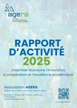 Rapport d'activité association AGERA - 2025