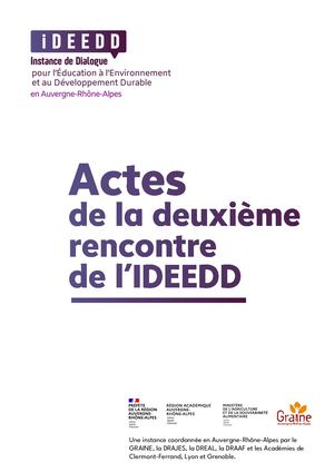 Actes de la deuxième rencontre de l'IDEEDD