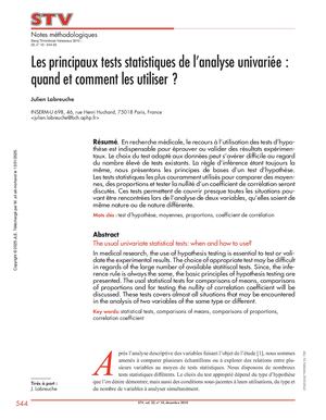 Les Principaux Tests Statistiques De L Analyse Univariee Quand Et Comment Les Utiliser 249481 U