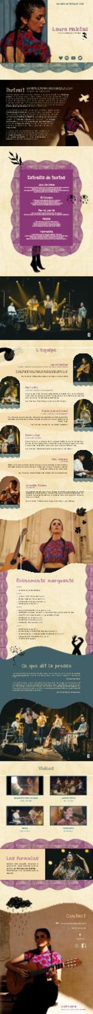 Dossier Artistique - Laura Malétas