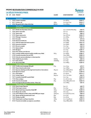 Promo Commerciale 04 26 FR