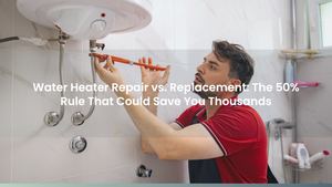 Water Heater Repair vs. Replacement: The 50% Rule That Could Save You Thousands