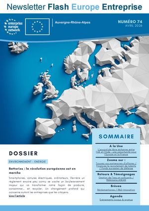 Newsletter Flash Europe Entreprise 74
