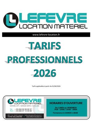 Calaméo - Brochure Pro 2026