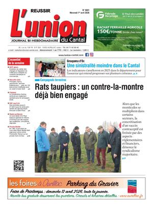 L'union Du Cantal N° 3881