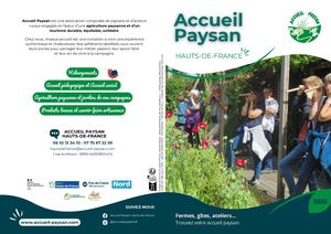 Depliant Accueil Paysan Hauts de France 2026