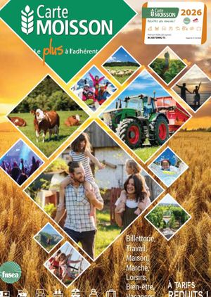 Carnet Carte Moisson 2026