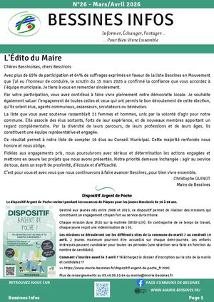 Bessines Infos Mars Avril 2026