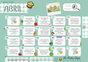 Menús Abril 2026