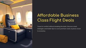 Affordable Business Class Flight Deals Pdf