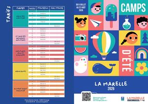 Calaméo - PROGRAMME CAMPS 2026 - LA MARELLE