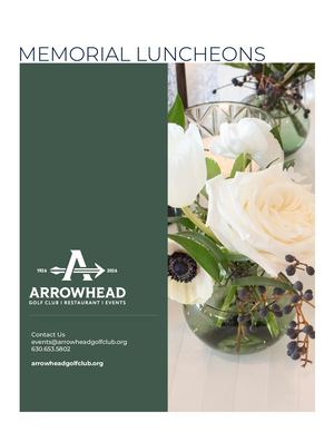 Memorial Luncheon Buffets