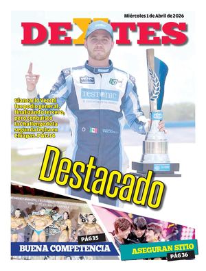 Deportes, Arte, Show Miércoles 1 De Abril De 2026