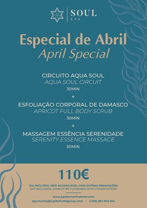Promoção do mês do Soul Spa | Jupiter Marina Hotel