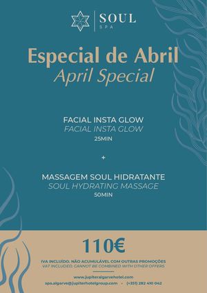 Promoção do mês do Soul Spa | Jupiter Algarve Hotel