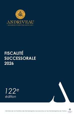 Fiscalité Successorale Andriveau 2026