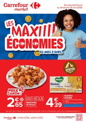 CATALOGUE PROMO CARREFOUR MARKET MARTINIQUE MAXI ECONOMIES  AVRIL 2026