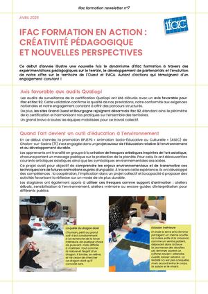 Newsletter Ifac formation avril 2026