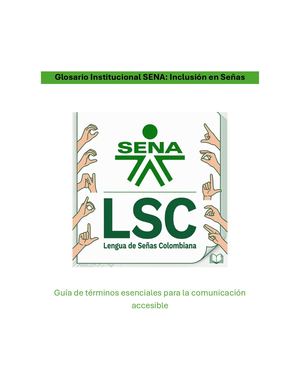 Glosario Institucional Sena
