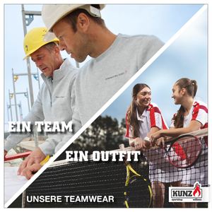 Teamwear Broschüre