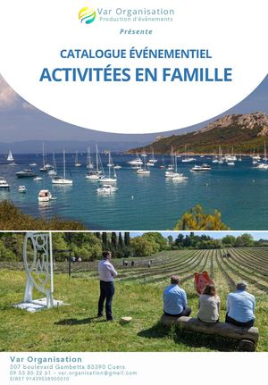 Journées famille entreprise, cohésion et animations de Noël dans le Var | Var Organisationation