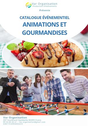 Animations gourmandes et pauses ludiques pour séminaires et événements d’entreprise dans le Var | Var Organisation