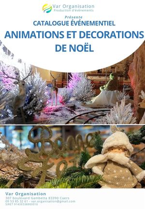 Décorations et animations de Noël pour entreprises dans le Var | Var Organisation