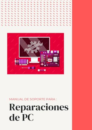 Manual Reparaciones De Pc