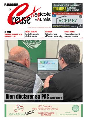 Creuse agricole n°2577