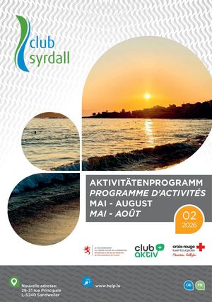 Programme CA+ Syrdall Mai Aout 2026