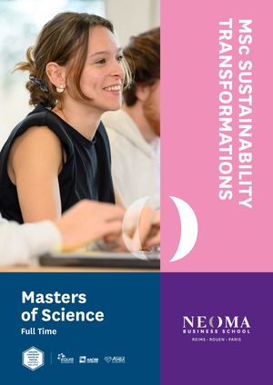 MSC SUSTAINABILITY TRANSFORMATIONS BROCHURE - 2026