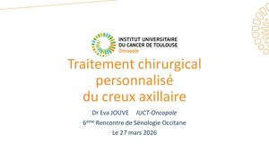 Le traitement chirurgical personnalisé du creux axillaire -Eva Jouve