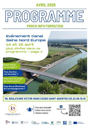 Programme Proch'info Formation - Avril 2026